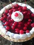 Easy Black Forest Pudding Pie