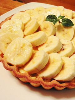 A picture of Easy Chocolate Banana Tart.