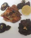 Contramuslos deshuesados de pollo con níscalos congelados al grill