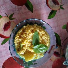 A picture of Ashtami special tulsi govindo bhog khidchi (Veg).