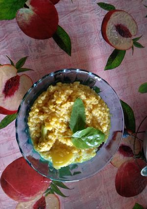 A picture of Ashtami special tulsi govindo bhog khidchi (Veg).