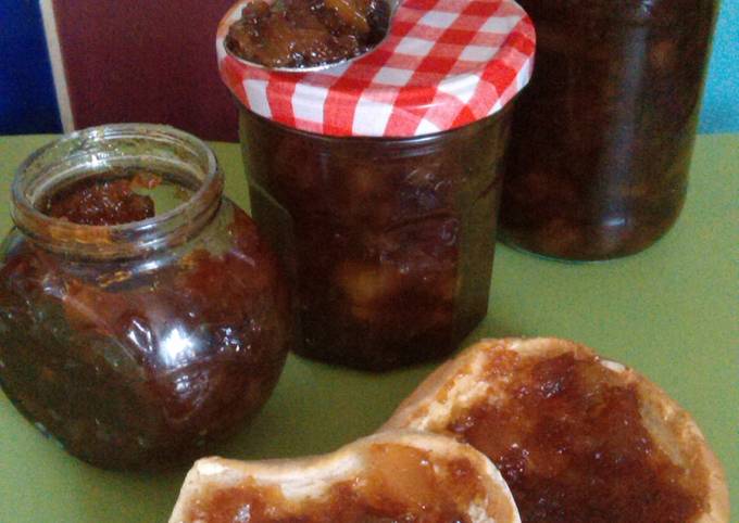 Recipe of Speedy Vickys Caramelized Pear Jam with Variations, GF DF EF SF NF