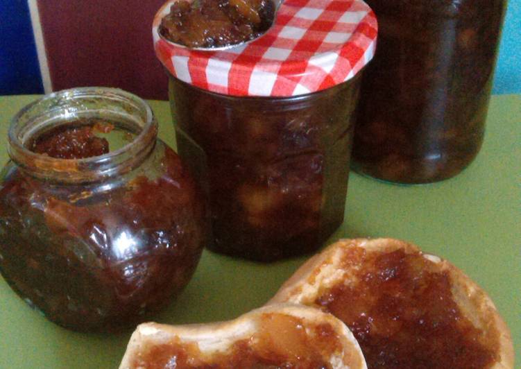 Vickys Caramelized Pear Jam with Variations, GF DF EF SF NF