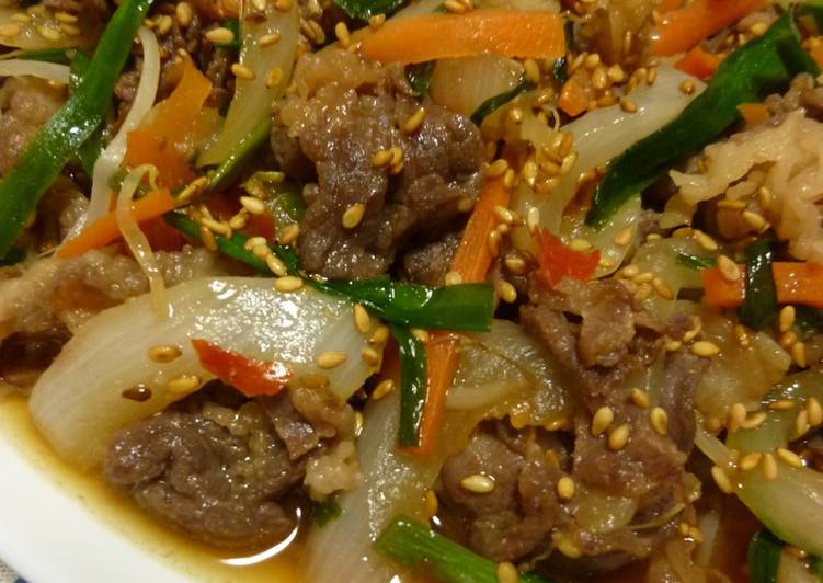 Recipe of Super Quick Homemade Make it Easily at Home: Korean Bulgogi