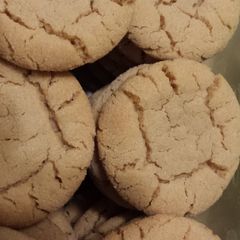 Peanut butter cookies A picture of Peanut butter cookies.