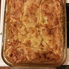 A picture of Real Peach Cobbler.