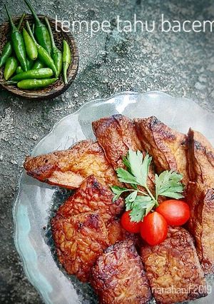 Foto resep Tahu tempe bacem, bumbu simpel