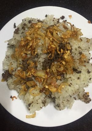 Hình của món Xôi chim bồ câu.