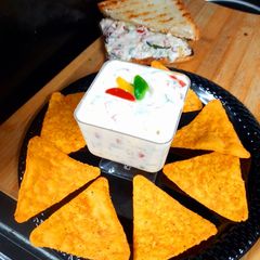 A picture of Mexican yogurt dip.