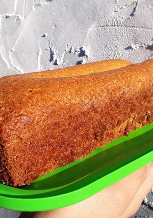 Una foto de Budín de banana y manzana vegan