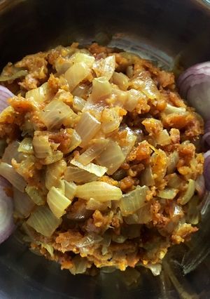 A picture of Onion sabji.
