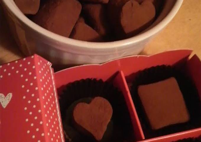 Easy, Homemade Chocolate Truffle Blocks