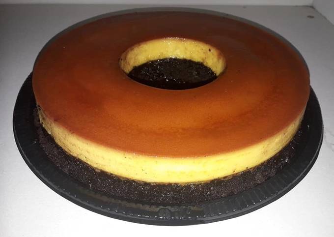 Torta chocoflan muy fácil a baño María Receta de caamicallero- Cookpad