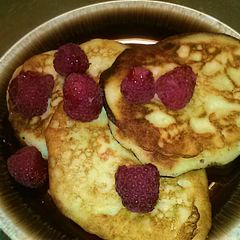 A picture of Ricotta pancakes.