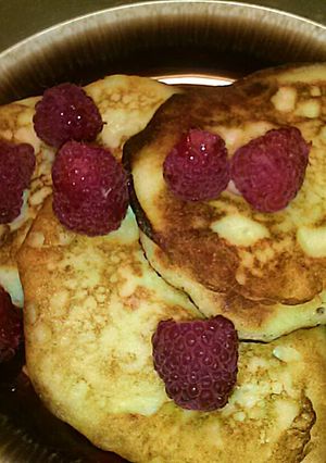A picture of Ricotta pancakes.