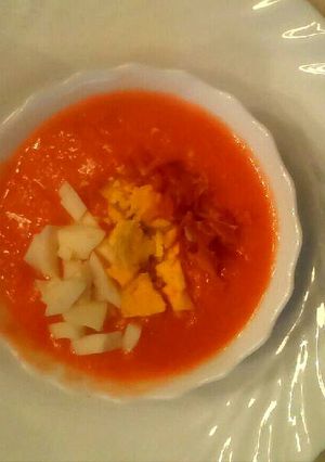 Una foto de Salmorejo cordobés