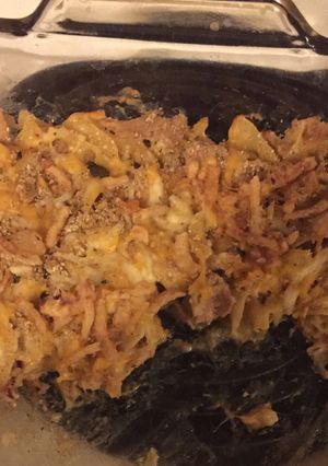 A picture of Chicken Cheesy Casserole.