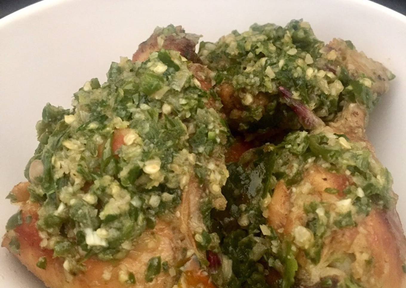 Ayam goreng cabe ijo
