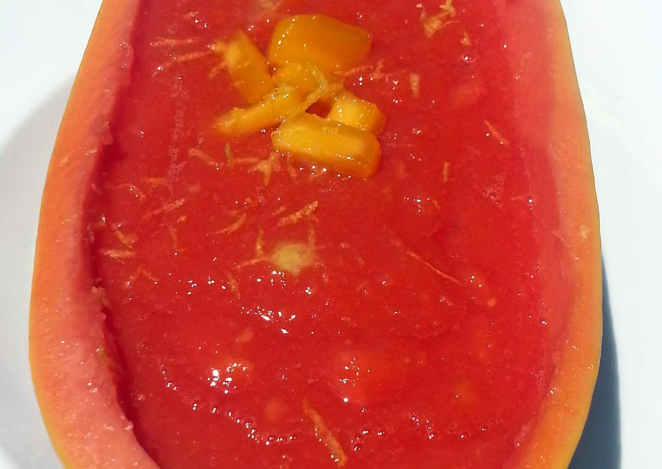 Papaya Mango Smoothies