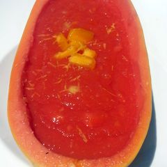 A picture of Papaya Mango Smoothies.
