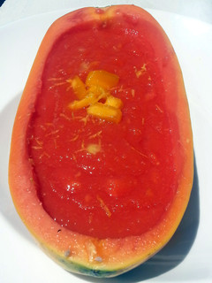 A picture of Papaya Mango Smoothies.