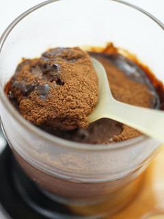 A picture of Chocolate Tofu Pudding.