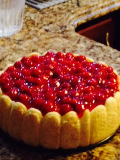 A picture of Whipped Cream Cheese Cake.