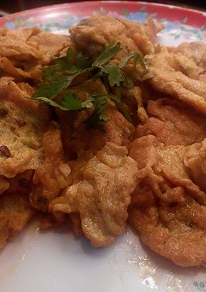 A picture of Omlettee with Kharda.