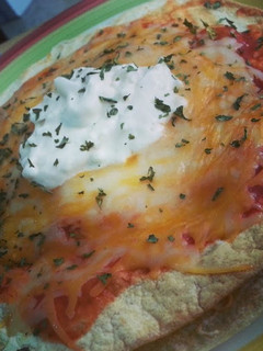 A picture of Homemade Mexican Pizza.