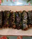 Chả ốc chay cuốn lá lốt