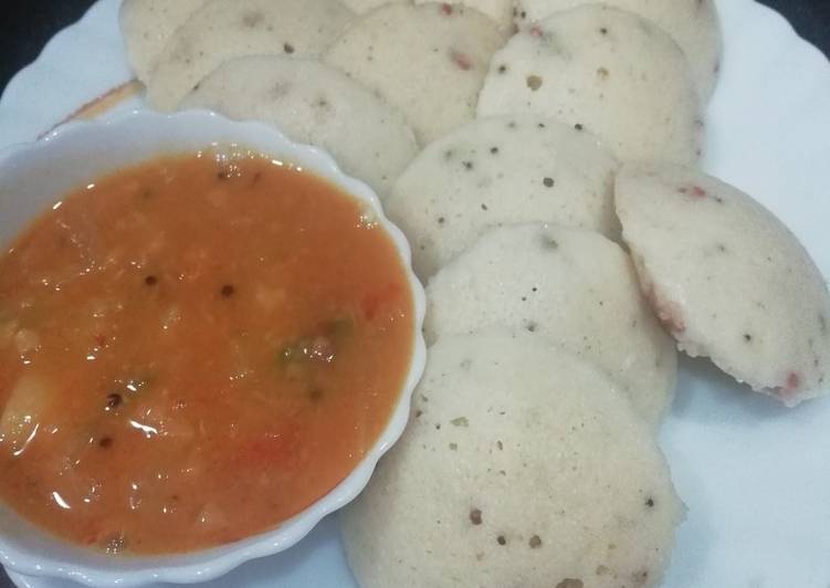 Recipe of Homemade MTR&#39;s Instant Idli