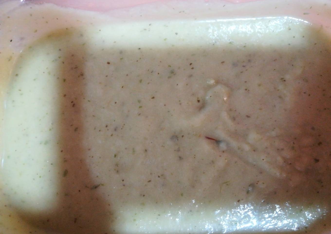 Crema de aguacate y manzana