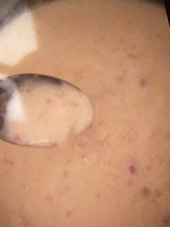 Una foto de Salsa de cebolla y panceta