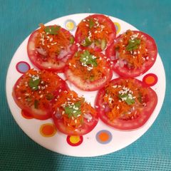 A picture of No Oil No Boil Tomato Chat.