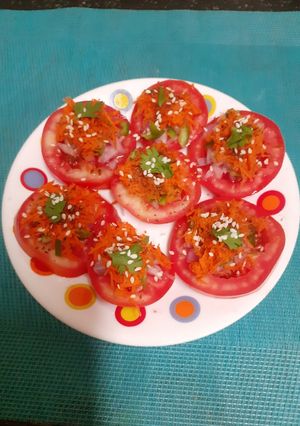 A picture of No Oil No Boil Tomato Chat.