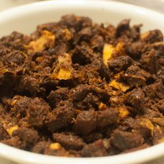A picture of Kerala Style Beef Ularthiyathu.