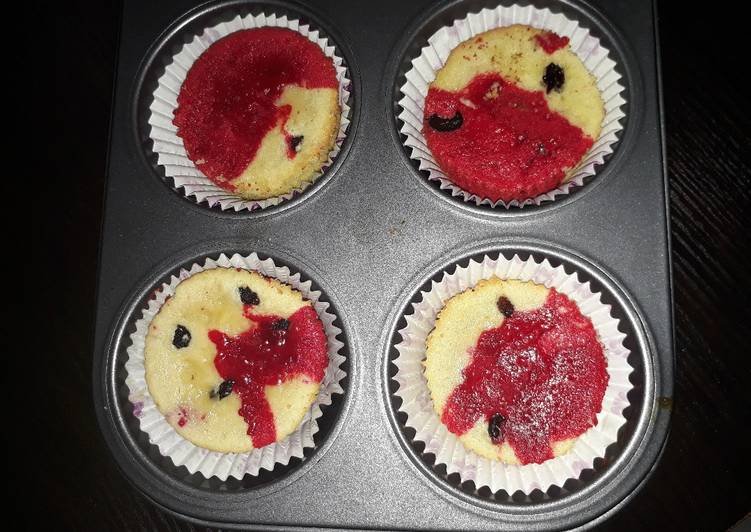 Recipe of Homemade Strawberry and vanilla muffins