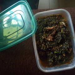 A picture of Vegetable soup.
