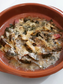 Una foto de Alcachofas con panceta al parmesano