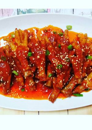 Foto resep Ceker huha Pedas