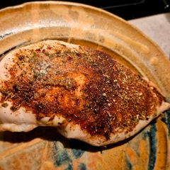 A picture of Baked Cajun Chicken Breasts.
