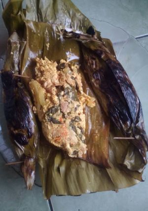 Foto resep pepes bakar ayam kemangi