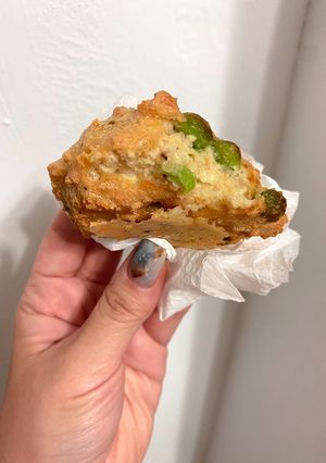氣炸鍋_毛豆豆腐餅 的食譜成品照片