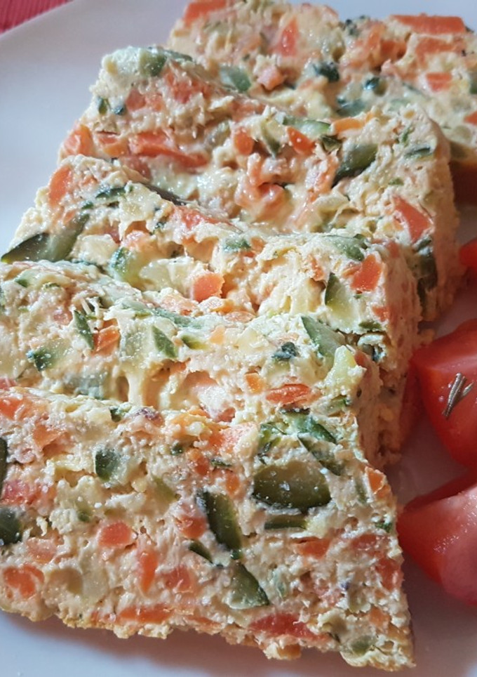 Una foto de Plum Cake de Verduras