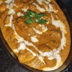 A picture of Creamy Curd and Coriander Mushroom.