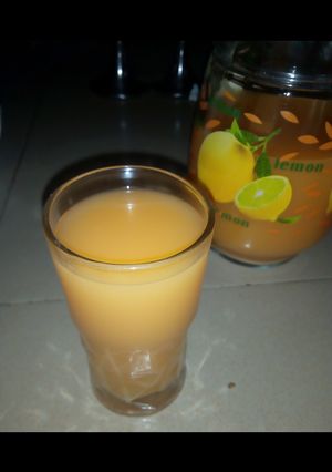 A picture of Mango juice.