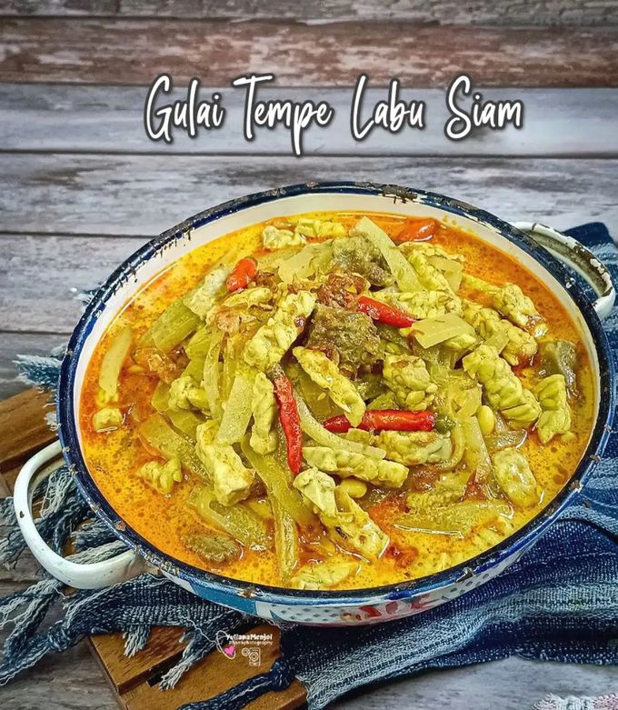 Foto resep Gulai Tempe Labu Siam