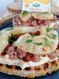 Cream Cheese and Sausage Toasts