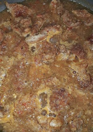 Una foto de Chicharrón en salsa