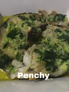 Una foto de Merluza fresca en ajada